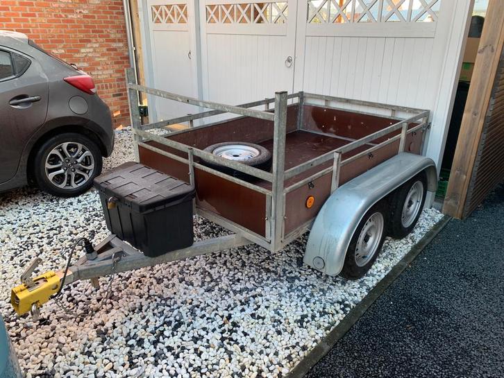 Tandem aanhangwagen, Auto diversen, Aanhangers en Bagagewagens, Gebruikt, Ophalen
