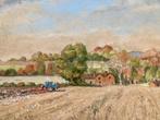 Pastel tekening Farmland in Autumn CFE Harvey, Antiek en Kunst, Kunst | Tekeningen en Fotografie, Ophalen