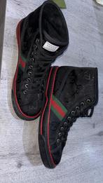 Montante Gucci VRAI Noir rouge vert, Kleding | Heren, Schoenen, Ophalen of Verzenden, Zo goed als nieuw, Zwart