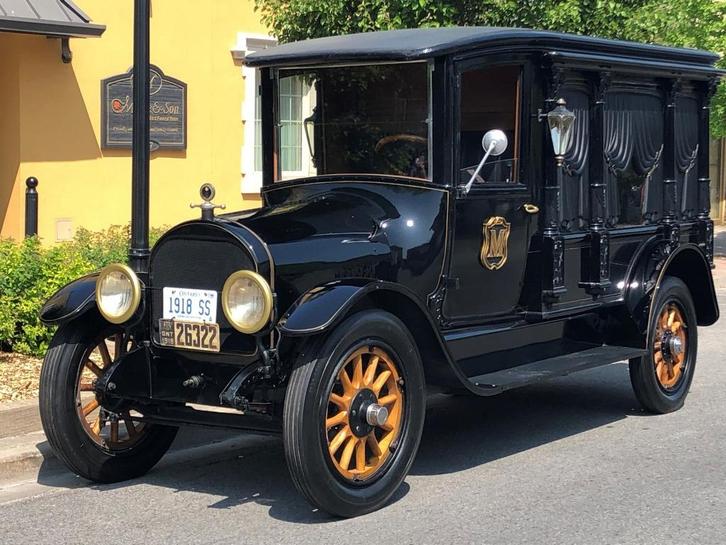 Sayers & Scovill 1920 lijkwagen USA radiateurkap, Antiek en Kunst, Curiosa en Brocante, Ophalen of Verzenden