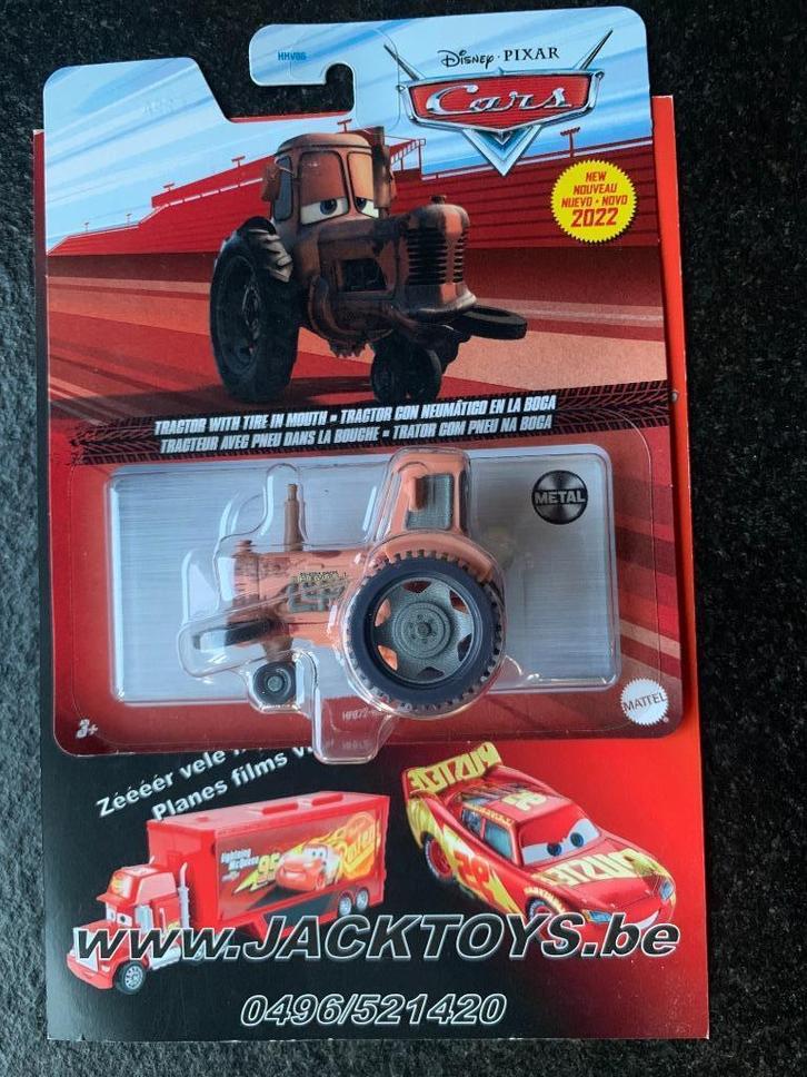 Cars Disney Pixar Tractor with tire in mouth, Kinderen en Baby's, Speelgoed |Speelgoedvoertuigen, Nieuw, Ophalen of Verzenden