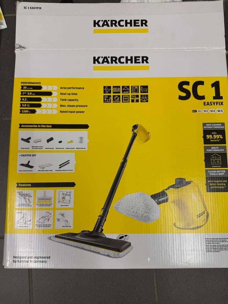 Karcher sc1 stoomreiniger, Electroménager, Vapeurs, Nettoyeur à vapeur, Enlèvement