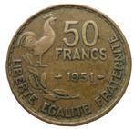 FRANCE.. 50 francs Guiraud 1951 - Pièce non nettoyée, Enlèvement ou Envoi, France, Monnaie en vrac