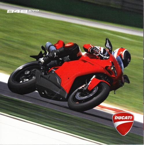Ducati 848EVO brochure, Motoren, Handleidingen en Instructieboekjes, Ducati, Ophalen of Verzenden
