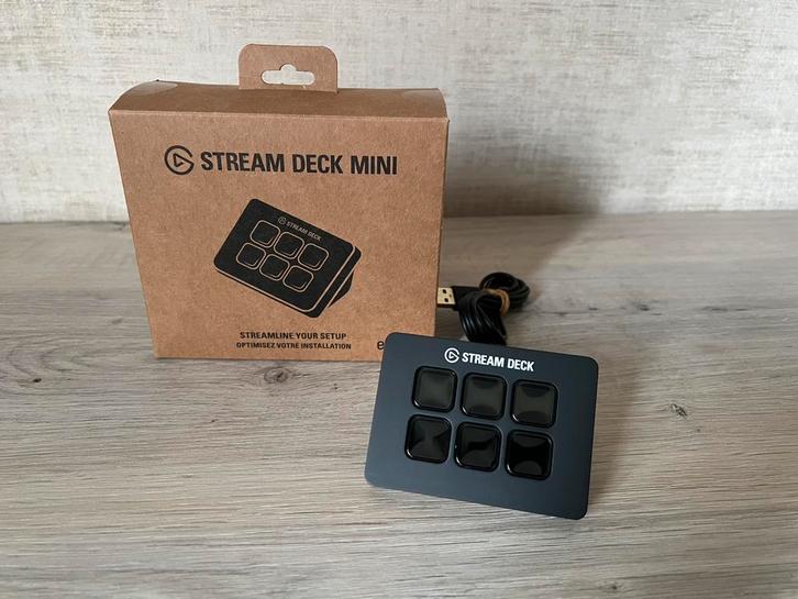 Elgato Stream Deck Mini, Informatique & Logiciels, Claviers, Comme neuf, Filaire, Enlèvement