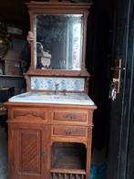 Eiken meubel met porseleinen wasbak, Enlèvement