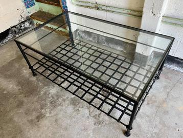 Table fer forgé, 100 à 150 cm, Enlèvement, Utilisé, 50 à 100 cm