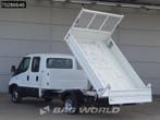 Iveco Daily 35C16 3.0L Open Laadbak met Kist Dubbel Cabine D, Stof, Gebruikt, Euro 6, 4 cilinders