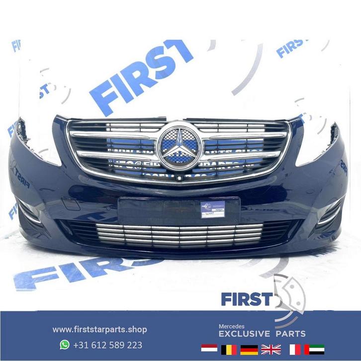 W447 BUMPER Mercedes V KLASSE / VITO VOORBUMPER COMPLEET A44, Auto-onderdelen, Carrosserie, Bumper, Mercedes-Benz, Voor, Gebruikt