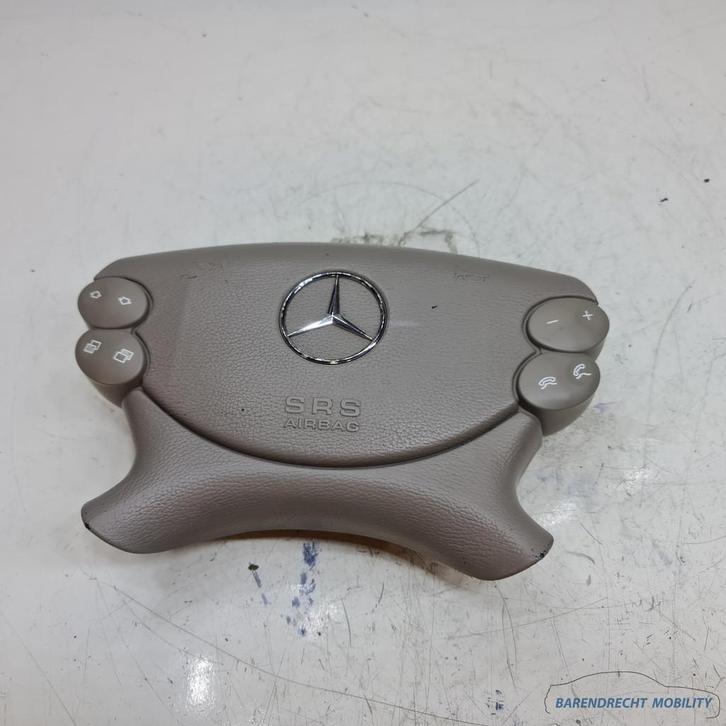Mercedes W209 W463 R230 W211 W219 CLK Leer leder bruin stuur, Auto-onderdelen, Overige Auto-onderdelen, Mercedes-Benz, Gebruikt