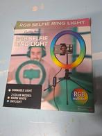 Anneau lumineux RGB pour selfie avec support - dimmable, Enlèvement