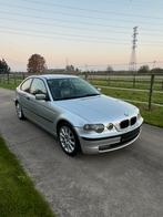 BMW Compact 1.6 benzine met keuring voor verkoop 2450 euro, Auto's, Achterwielaandrijving, Zwart, 4 cilinders, Leder