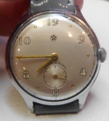 133) Ancre R mécanique vintage, calibre Jeambrun PS31 15 rub beschikbaar voor biedingen