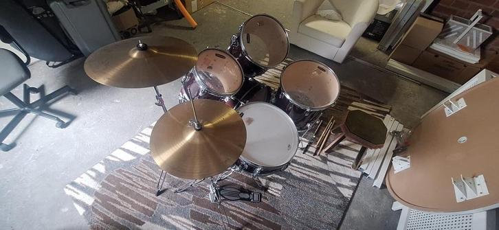 Mapex Tornado drumkit, wijnrood, Musique & Instruments, Batteries & Percussions, Comme neuf, Autres marques, Enlèvement