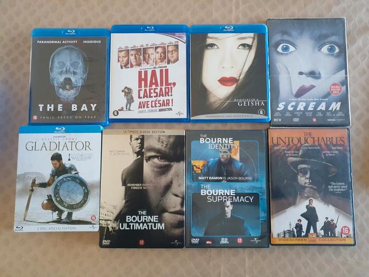 Collectie dvd en blu ray, Cd's en Dvd's, Blu-ray, Zo goed als nieuw, 3D, Boxset, Ophalen of Verzenden