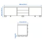 Meuble TV + table basse IKEA, Huis en Inrichting, Ophalen, Overige materialen, Minder dan 50 cm, Zo goed als nieuw