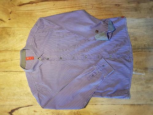 Overhemd Heren - EDC Brand (Maat XL), Kleding | Heren, Overhemden, Zo goed als nieuw, Paars, Ophalen of Verzenden
