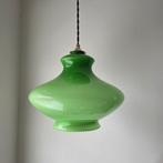 Vintage opaline glazen hanglamp., Antiek en Kunst, Ophalen of Verzenden