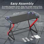 Table d'ordinateur Gaming Desk LIVRAISON GRATUITE, Envoi, Neuf
