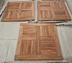 3× dienblad massief teakhout, Huis en Inrichting, Woonaccessoires | Dienbladen, Ophalen of Verzenden, Nieuw, Vierkant, Hout