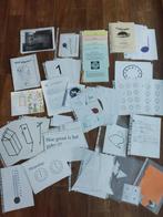 Materiaal muziek, beweging, wiskunde, hoekenwerk, techniek,., Enlèvement, Comme neuf