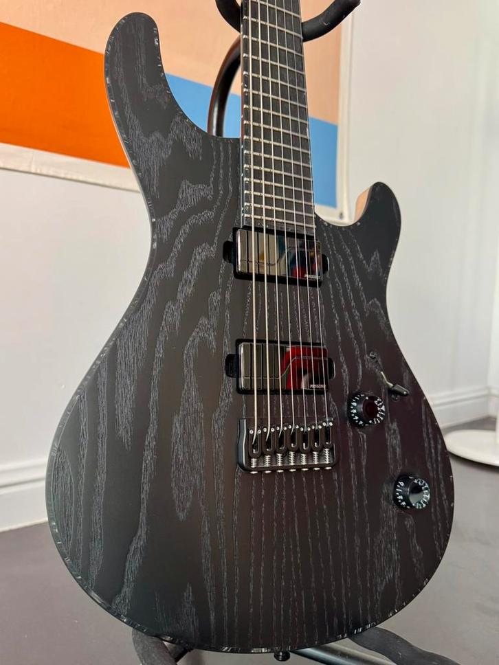 Mayones Regius Gothic 7, Muziek en Instrumenten, Snaarinstrumenten | Gitaren | Elektrisch, Zo goed als nieuw, Solid body, Overige merken