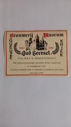Oud Beersel, etiket (90), Verzamelen, Ophalen of Verzenden, Zo goed als nieuw