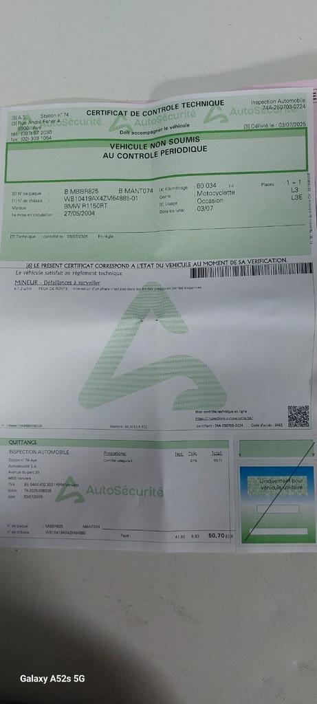 BMW R1150RT. 2004,60 mmS, Motoren, Motoren | BMW, Particulier, Ophalen