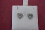 boucle oreille en argent coeur, Enlèvement ou Envoi, Avec cristal, Argent, Argent