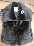 Veste épaisse sans manche noir et fausse fourrure Taille M, Zwart, Zo goed als nieuw, M! AF jeans, Ophalen