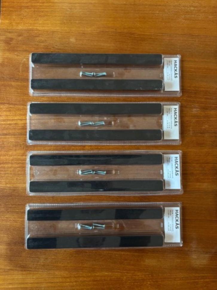 Zwarte handgrepen Ikea Hackäs 30cm, Huis en Inrichting, Kasten | Kleerkasten, Nieuw, Ophalen of Verzenden