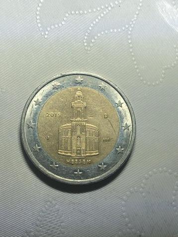 Gebruikte Duitse J herdenkingsmunt van 2 euro 2015. beschikbaar voor biedingen