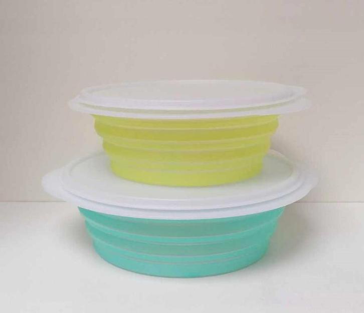 Tupperware™ « Set Mini-Max » 1,5 et 2 litre - bleu et jaune, Maison & Meubles, Cuisine| Tupperware, Neuf, Boîte, Bleu, Vert, Envoi