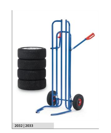 Diable pour pneus industriel neuf – Transport facile 200 kg
 beschikbaar voor biedingen