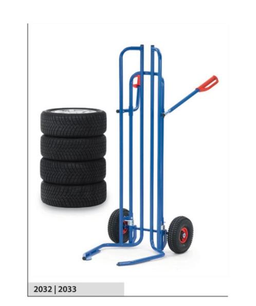 Diable pour pneus industriel neuf – Transport facile 200 kg, Zakelijke goederen, Machines en Bouw | Heftrucks en Intern transport