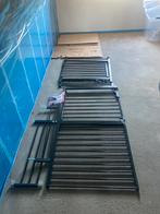 Veiligheidshekje (zonder boren), Kinderen en Baby's, Traphekjes, Ophalen, Zo goed als nieuw, Metaal of IJzer, 115 cm of meer