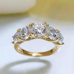 Nieuwe ring, 3,60 karaat, diamanttest positief!, Verzenden, Wit, Nieuw, 17 tot 18