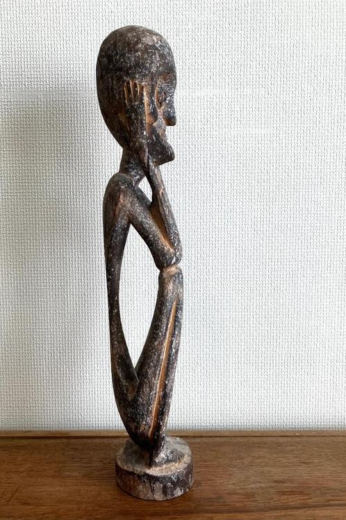 Houten Toraja beeld 45cm, Maison & Meubles, Accessoires pour la Maison | Statues de Bouddha, Enlèvement