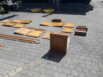 Eiken keukendeurtjes voor een L keuken beschikbaar voor biedingen