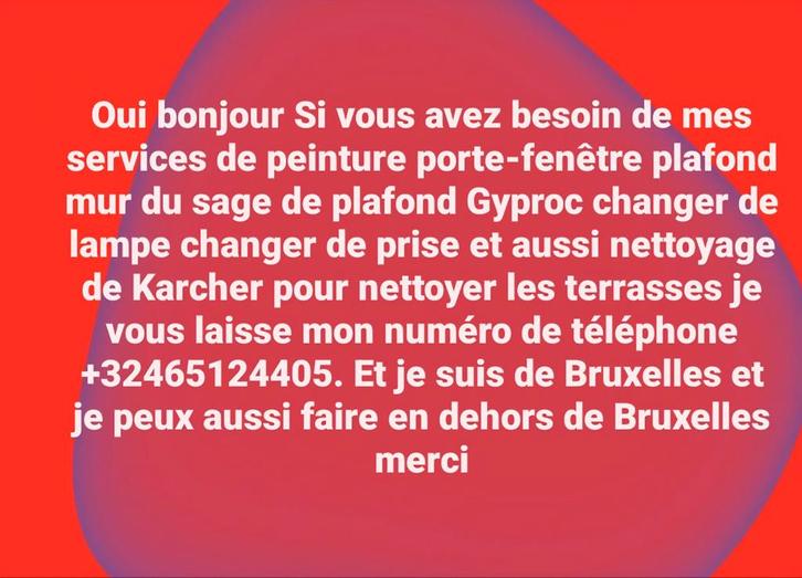 Dépannage de peinture, Offres d'emploi, Emplois | Travail à domicile