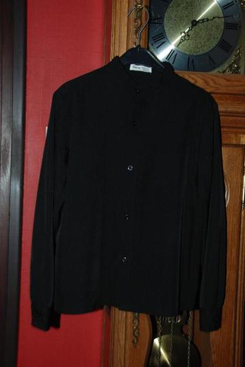„SHEIN” zwart shirt met Mao-kraag T152 of 11/12A NIEUW! beschikbaar voor biedingen
