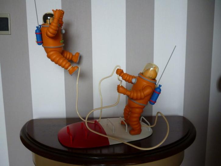 tintin moulinsart leblon lune fusée, Verzamelen, Stripfiguren, Zo goed als nieuw, Kuifje, Ophalen of Verzenden