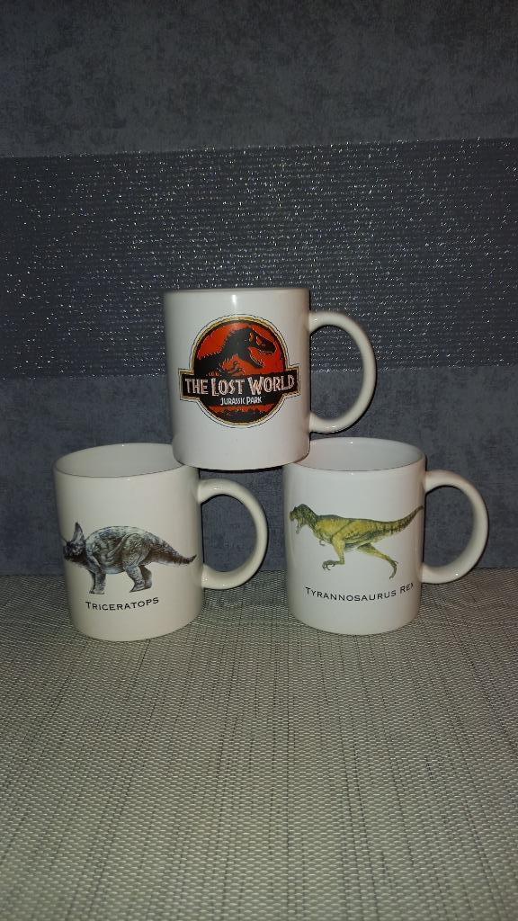 Jurassic Park dino mokken, Verzamelen, Film en Tv, Gebruikt, Film, Gebruiksvoorwerp, Ophalen of Verzenden