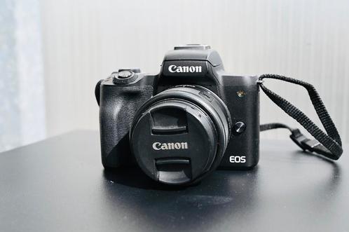 Canon EOS M50 Mark II + 15-45 mm lens, Audio, Tv en Foto, Fotocamera's Digitaal, Zo goed als nieuw, Compact, Canon, Ophalen of Verzenden