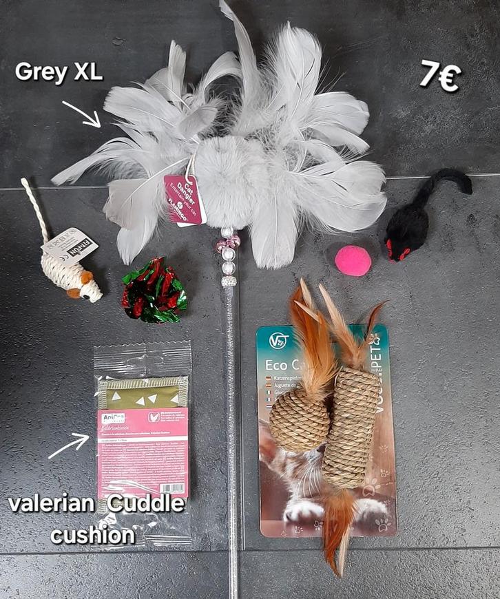 Kattenspeelgoed set nr 6, Animaux & Accessoires, Jouets pour chats, Neuf, Enlèvement ou Envoi