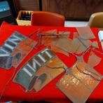 Morceaux d anciens vitraux  art nouveau, Antiek en Kunst, Antiek | Glaswerk en Kristal, Ophalen