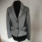 Garcia blazer met mooie details - maat M., Kleding | Dames, Jasjes, Kostuums en Pakken, Zo goed als nieuw, Jasje, Grijs, Garcia