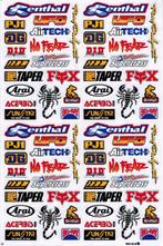 Renthal Bel-Ray DID Acerbis UFO Arai stickerset motor helm, Ophalen of Verzenden