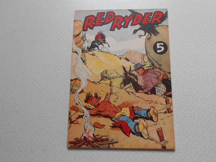 Red Ryder 5 sc 1952 1 ste druk., Boeken, Stripverhalen, Zo goed als nieuw, Eén stripboek, Ophalen of Verzenden