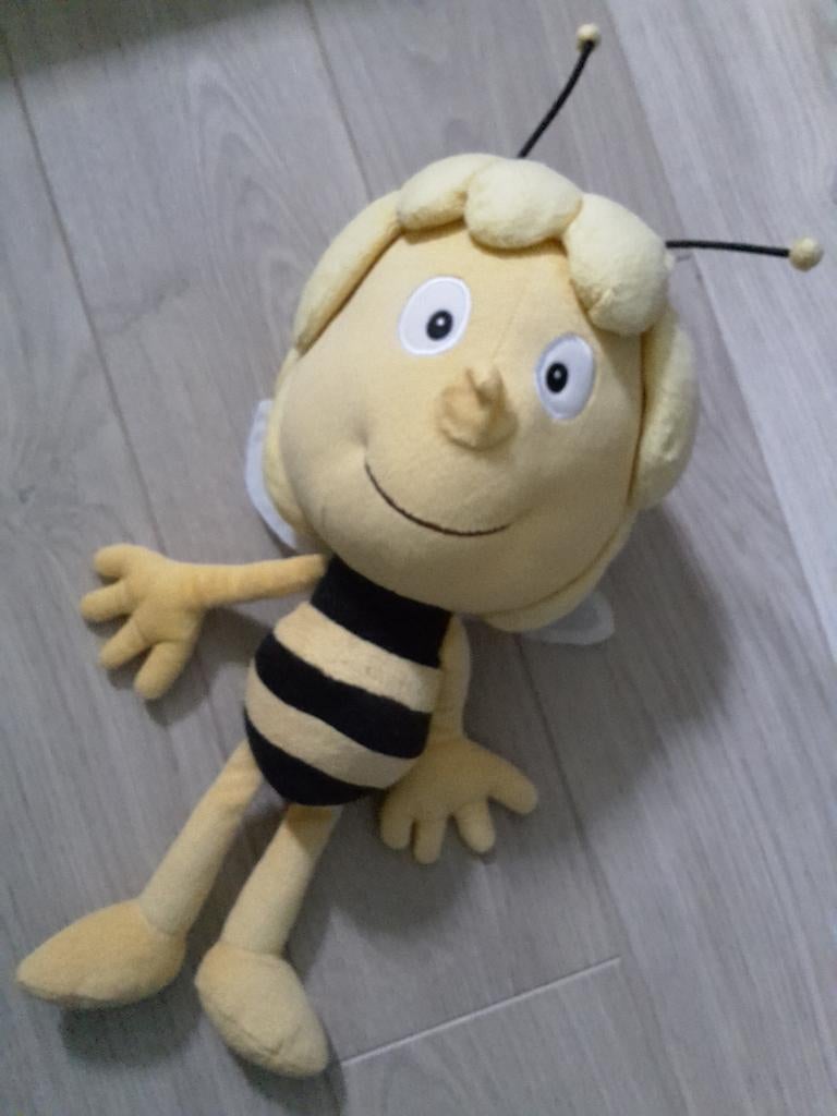 Knuffel Maya de Bij, Studio 100, 45 cm, als nieuw, Overige merken, Overige karakters, Overige typen, Ophalen of Verzenden